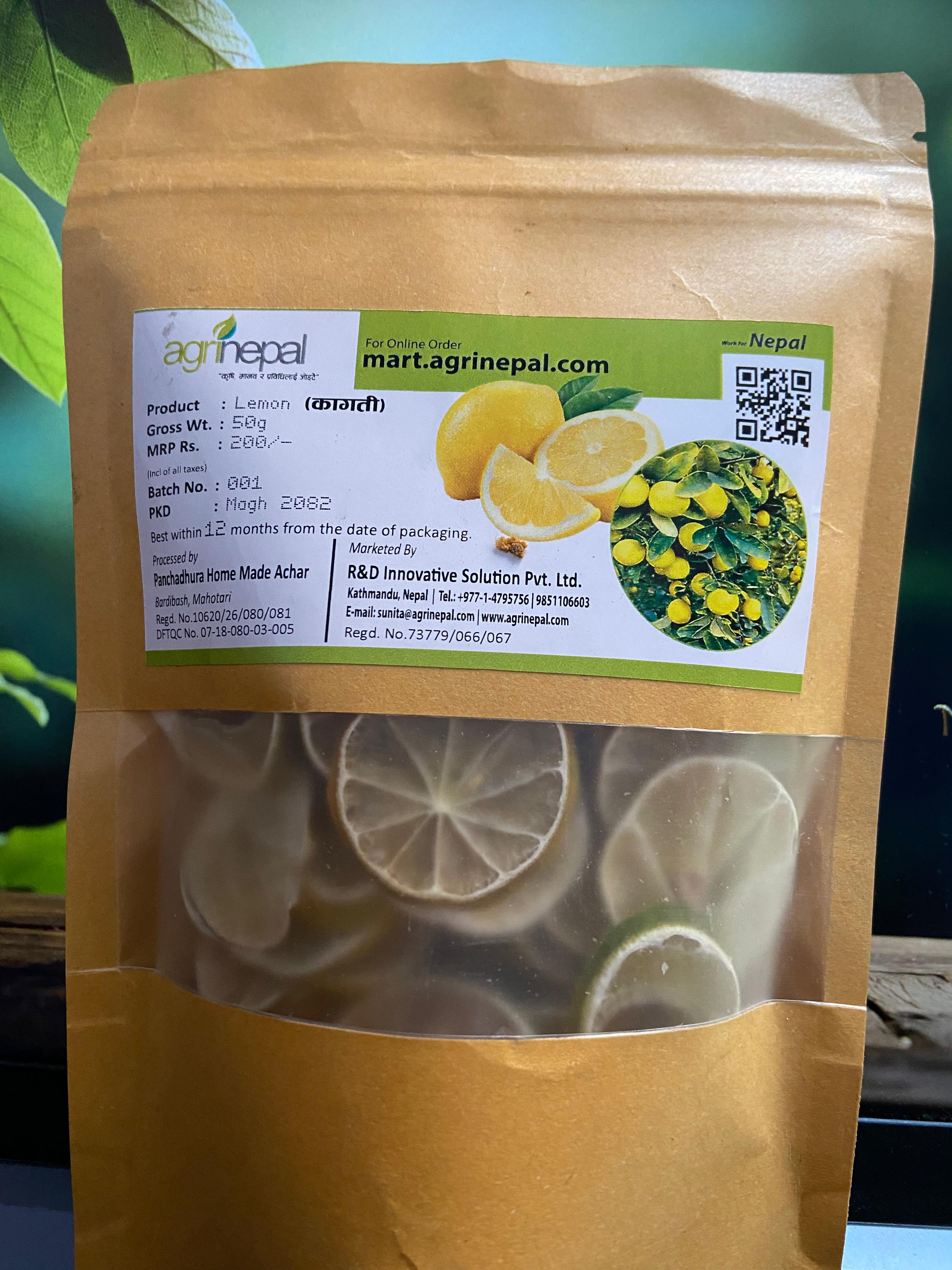 Dried lemon