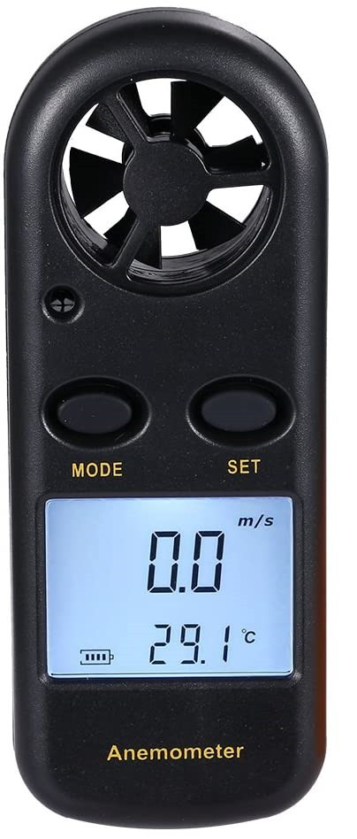 Digital Anemometer Black