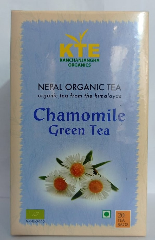 Organic Chamomile Green Tea -20 bags