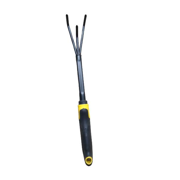 Three Rake With Black And Yellow Handle